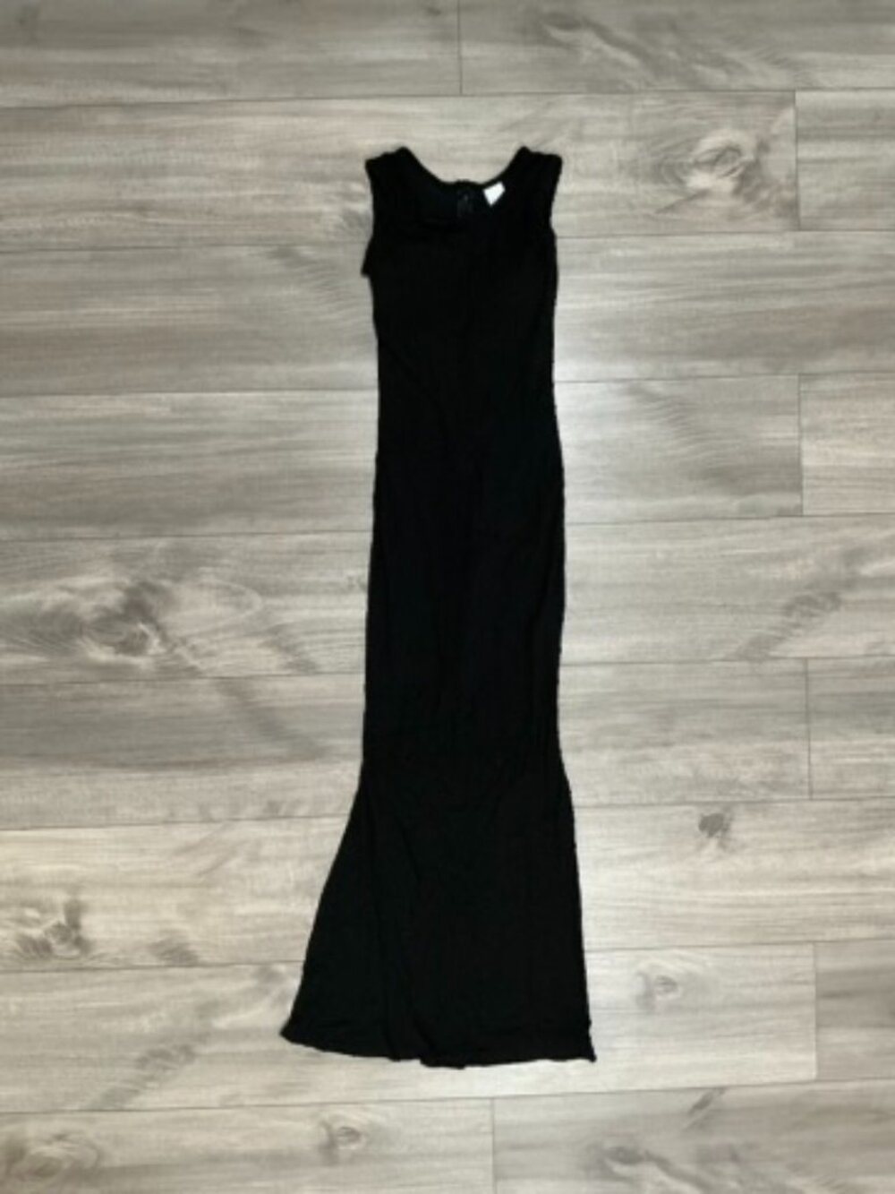 Soo Slick Black Padded Bra Maxi Dress XXL